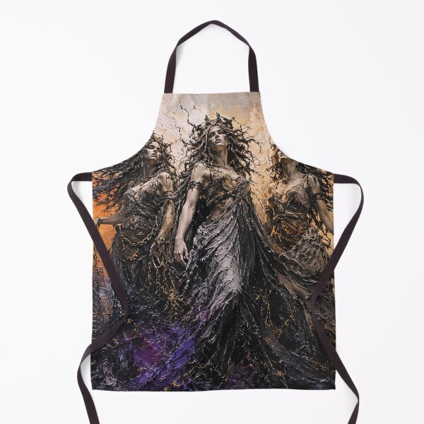 Item preview, The Erinyes, underworld goddesses painting designed and sold by GalleryKauffeld.