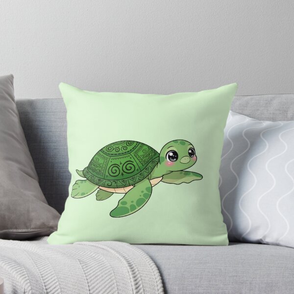 Item preview, Island green turtle in kawaii anime style designed and sold by Danime Planet.