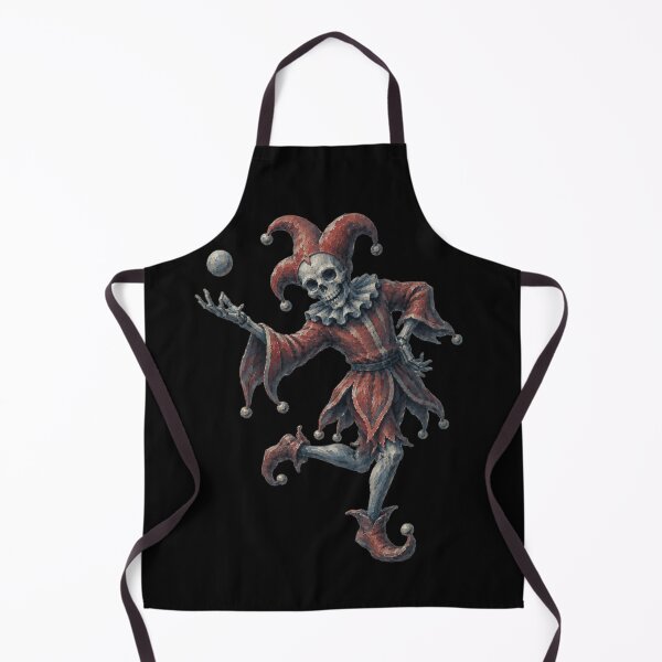 Item preview, Dancing Skeleton Jester | Medieval Fool Skull Gothic Dark Fantasy designed and sold by ZOHRR.