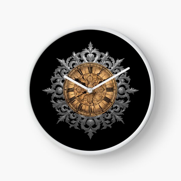 Item preview, frame, Gothic design, clock, flourishes designed and sold by Kirei-Lily.