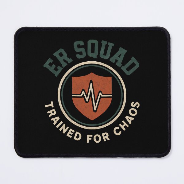 Item preview, ER Squad Varsity Shirt, Retro Collegiate Nurse Badge Tee, Funny Emergency Room Nurse Gift, Distressed Varsity Nurse T-Shirt designed and sold by TshirtsLabs.