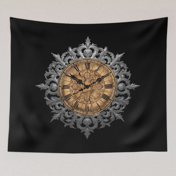Item preview, frame, Gothic design, clock, flourishes designed and sold by Kirei-Lily.