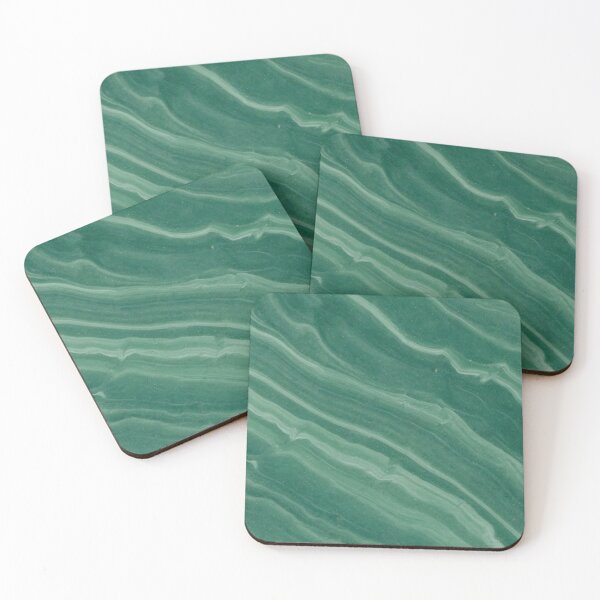 Item preview, Green Agate Crystal Bands Texture designed and sold by SurfaceCraft Studio.