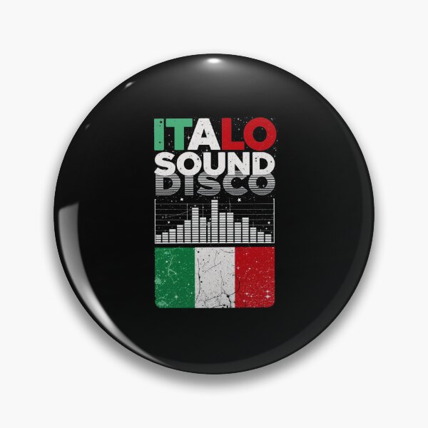 Item preview, Italo Sound Disco Vintage Distressed Black designed and sold by Graphroad.