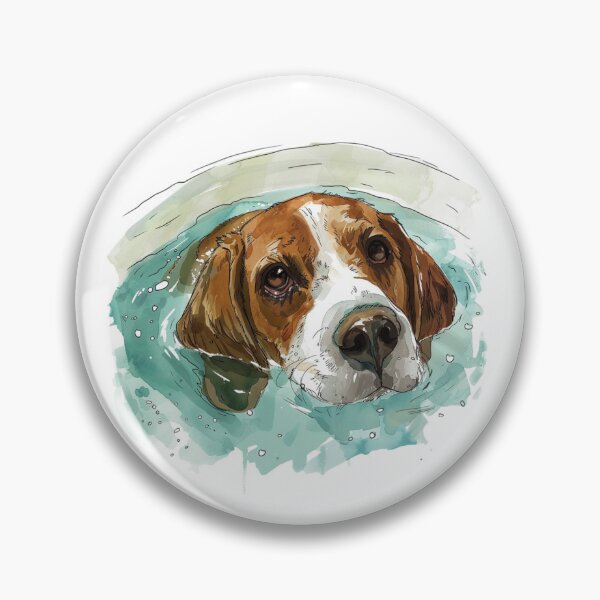 Item preview, Beagle Dog | Cute Puppy Aesthetic Art designed and sold by Mandayartstudio.