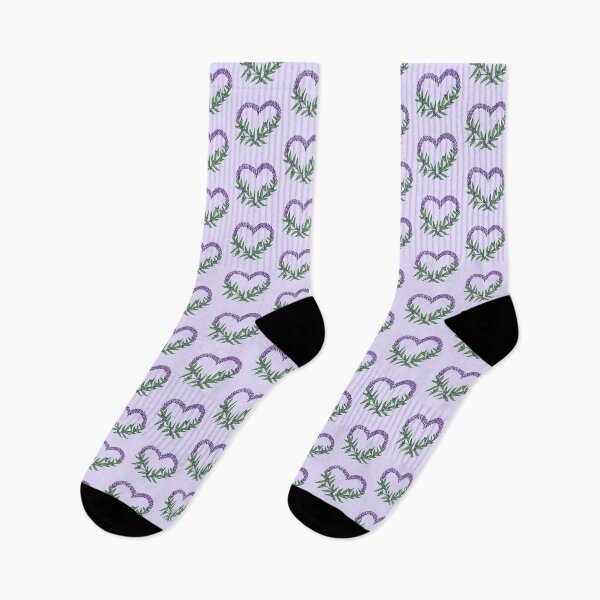 Item preview, Floral Lavender Heart  designed and sold by CamilasPrints.