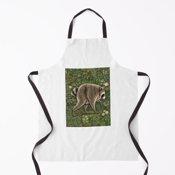 Item preview, Jimothy the Raccoon, Floral Painting Inspired by Pre Raphaelite Brotherhood III designed and sold by Yaremchuk.
