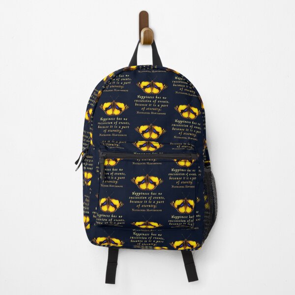 Item preview, Nathaniel Hawthorne quote: Happiness has no succession of events, because it is a part of eternity; designed and sold by artbleed.