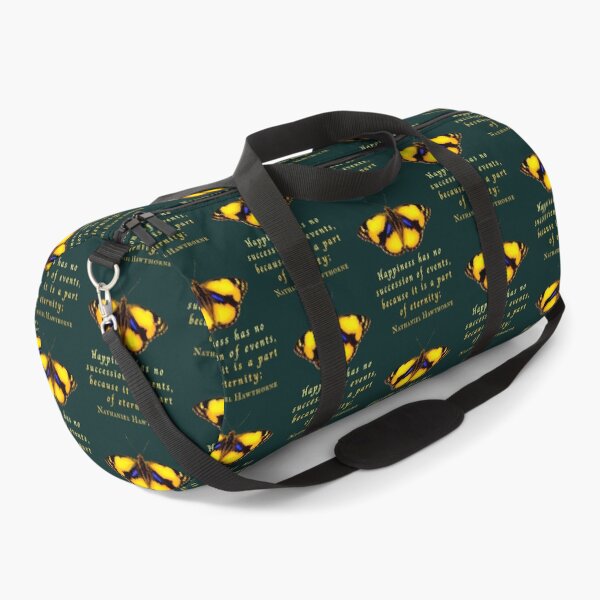 Item preview, Nathaniel Hawthorne quote: Happiness has no succession of events, because it is a part of eternity; designed and sold by artbleed.