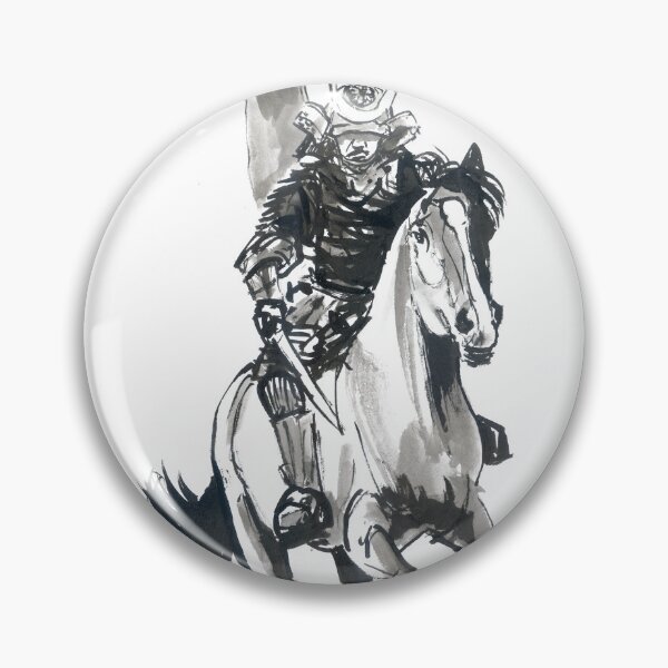 Item preview, Riding Samurai Flag designed and sold by pechane.