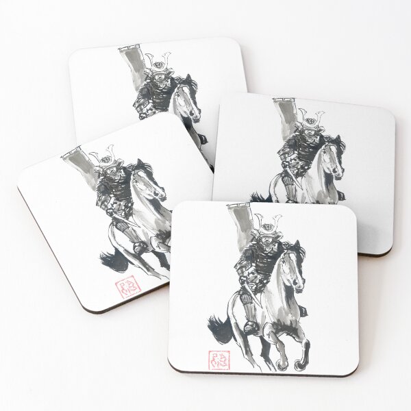 Item preview, Riding Samurai Flag designed and sold by pechane.