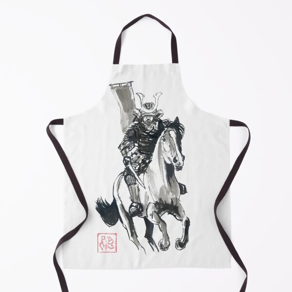 Item preview, Riding Samurai Flag designed and sold by pechane.