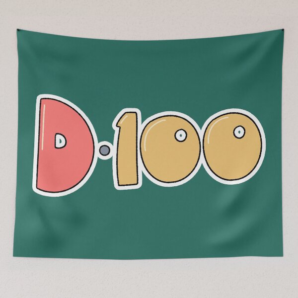 Item preview, D-100 Day Countdown Cute Hand Drawn Lettering designed and sold by ubborn.
