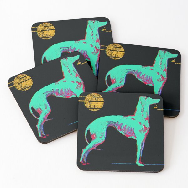 Item preview, Neon Sighthound Under Golden Sun designed and sold by MikZviagin.