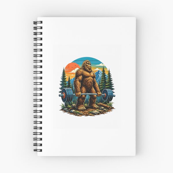 Item preview, Bigfoot Powerlifting Sasquatch Deadlift Gym Bodybuilding Vintage Design designed and sold by Rahamkshop.