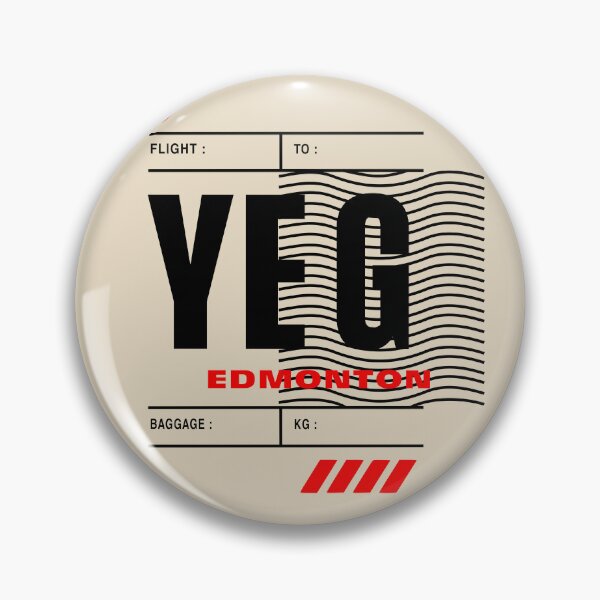 Item preview, EDMONTON YEG • BOLD CANADIAN AIRPORT TAG DESIGN designed and sold by VoglR.