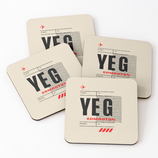 Item preview, EDMONTON YEG • BOLD CANADIAN AIRPORT TAG DESIGN designed and sold by VoglR.
