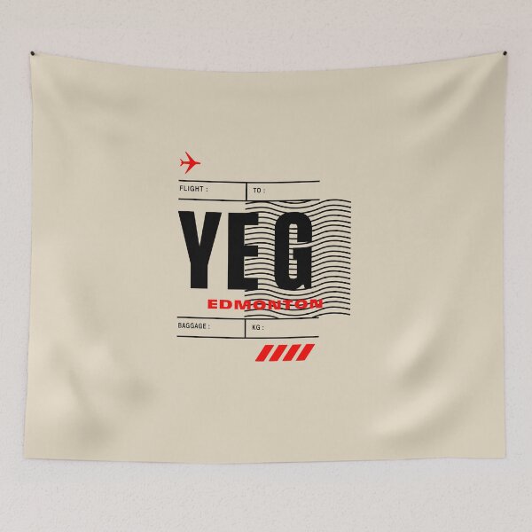 Item preview, EDMONTON YEG • BOLD CANADIAN AIRPORT TAG DESIGN designed and sold by VoglR.