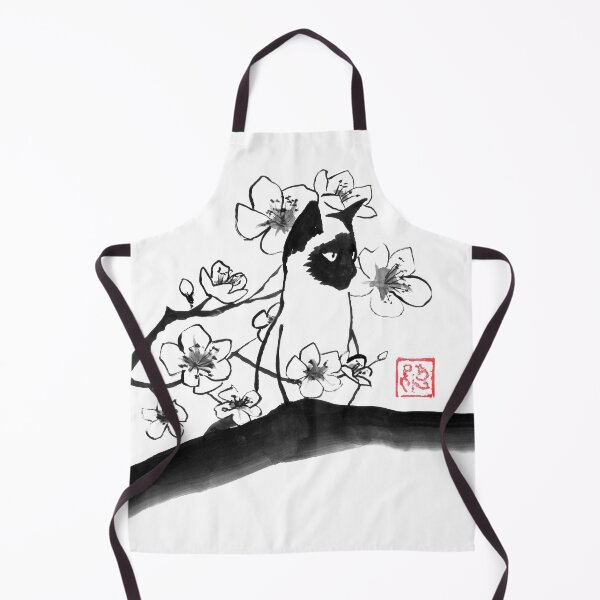 Item preview, Siamese cat in sakura designed and sold by pechane.
