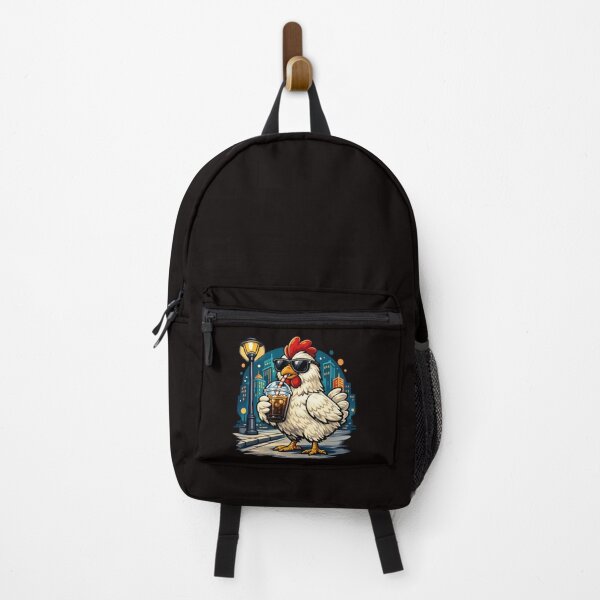 Item preview, Cool Coffee Chicken designed and sold by FrameFlow.