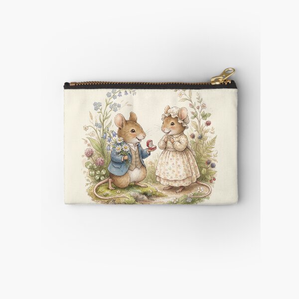 Item preview, Vintage Watercolor Mouse Proposal - Classic Storybook Fairytale Art designed and sold by Pasteltone.