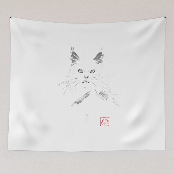 Item preview, white main coon designed and sold by pechane.