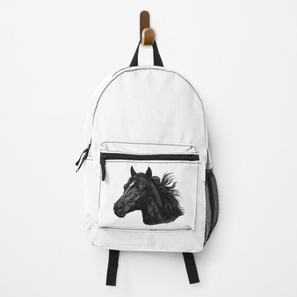 Item preview, horse head design, black horse designed and sold by Kirei-Lily.