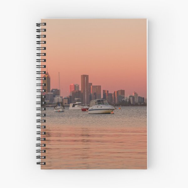 Item preview, Perth Skyline Sunset over Swan River – Fine Art Photography Print designed and sold by MinzMarchStudio.