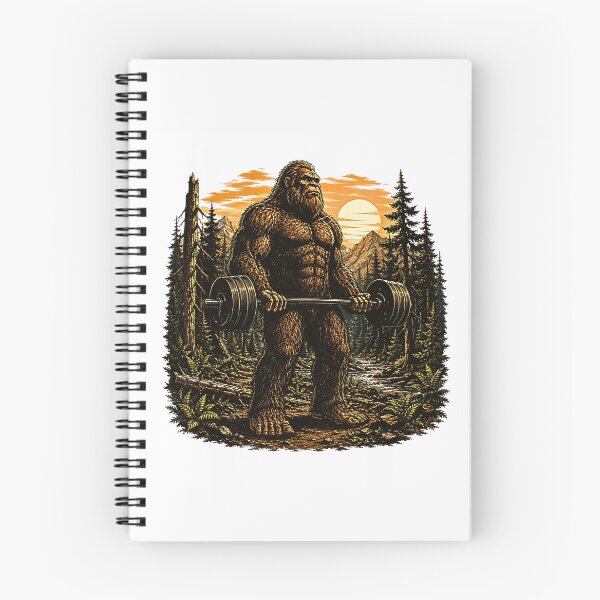 Item preview, Bigfoot Powerlifting Sasquatch Deadlift Gym Bodybuilding Vintage Design designed and sold by Rahamkshop.