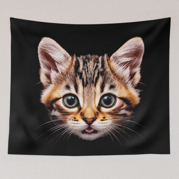 Item preview, kitten face designed and sold by Kirei-Lily.