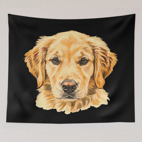 Item preview, Golden retriever watercolor look designed and sold by Kirei-Lily.