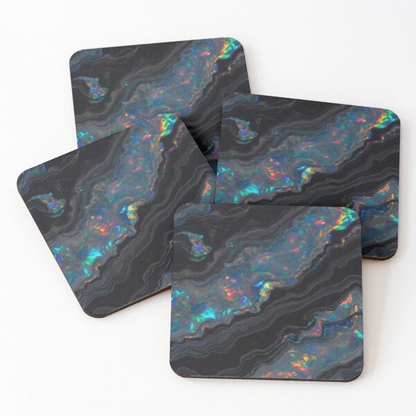 Item preview, Black Opal Vein Gemstone Texture designed and sold by SurfaceCraft Studio.