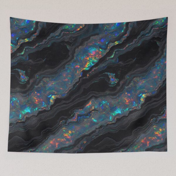 Item preview, Black Opal Vein Gemstone Texture designed and sold by SurfaceCraft Studio.
