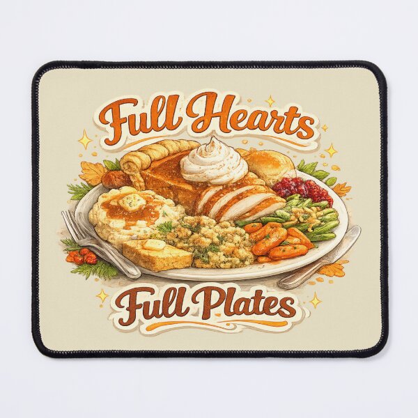 Item preview, Full Hearts Full Plates designed and sold by Someone Thinks It's Funny.