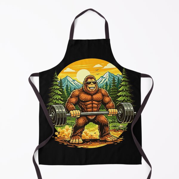 Item preview, Bigfoot Powerlifting Sasquatch Deadlift Gym Bodybuilding Vintage Design designed and sold by Rahamkshop.