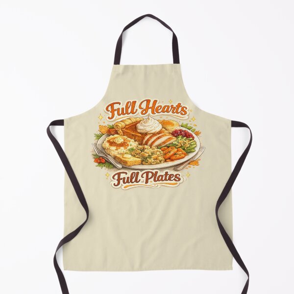 Item preview, Full Hearts Full Plates designed and sold by Someone Thinks It's Funny.
