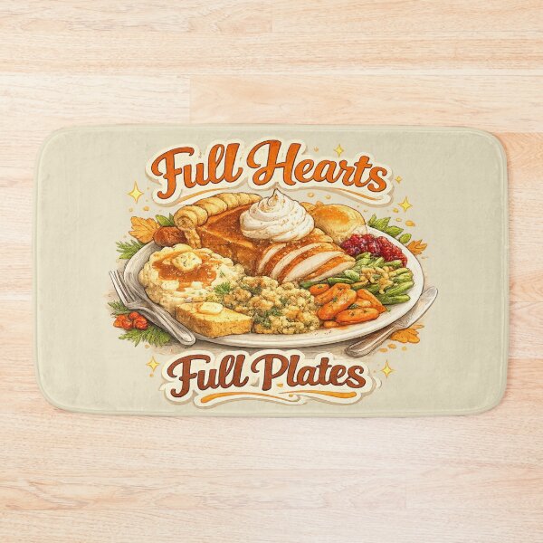 Item preview, Full Hearts Full Plates designed and sold by Someone Thinks It's Funny.