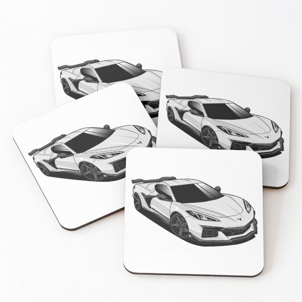 Item preview, Chevrolet Corvette Z06 white designed and sold by vektoranda.