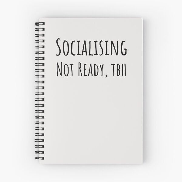 Item preview, Socialising Not Ready Tbh Neurodivergent Social Anxiety designed and sold by Notty DOT.