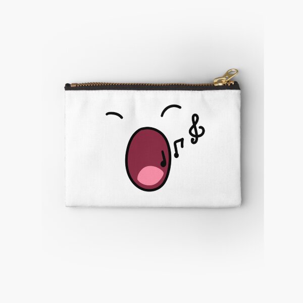 Item preview, Singing Face Musical Notes Minimalist Hand Drawn Doodle designed and sold by somimalikkk.