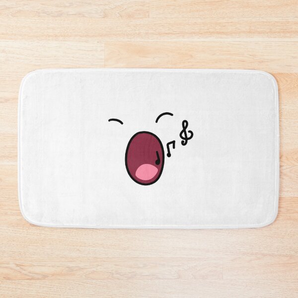 Item preview, Singing Face Musical Notes Minimalist Hand Drawn Doodle designed and sold by somimalikkk.
