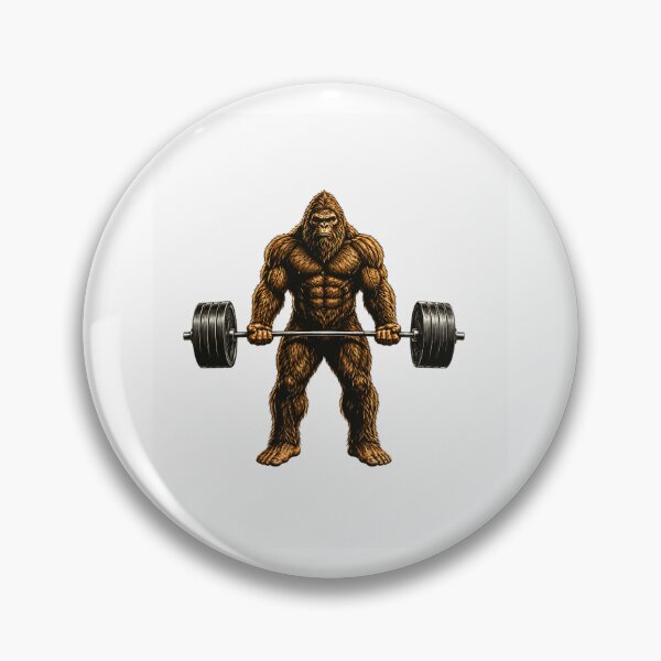 Item preview, Bigfoot Powerlifting Sasquatch Deadlift Gym Bodybuilding Vintage Design designed and sold by Rahamkshop.