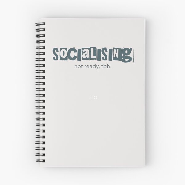 Item preview, Socialising Not Ready Tbh Neurodivergent Social Anxiety designed and sold by Notty DOT.