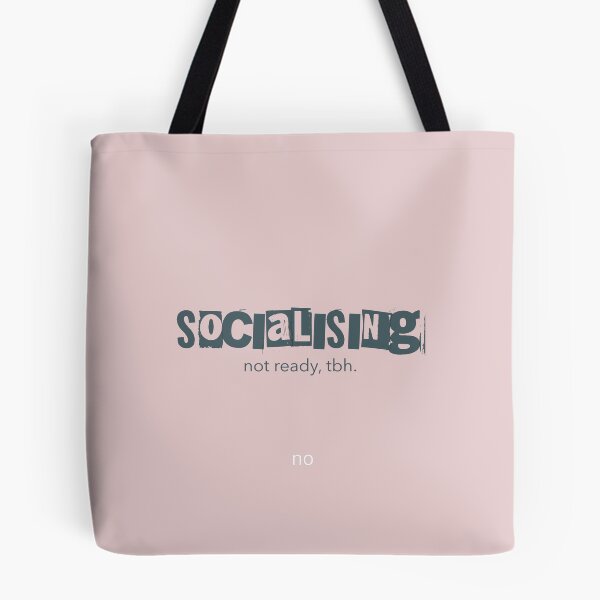 Item preview, Socialising Not Ready Tbh Neurodivergent Social Anxiety designed and sold by Notty DOT.