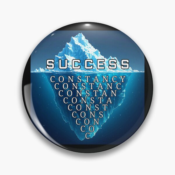 Item preview, Motivational Iceberg Piramid Of CONSTANCY and SUCCESS. designed and sold by Giulivo Store Graphic.
