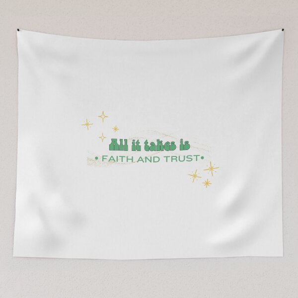 Item preview, All it takes is faith and trust designed and sold by BingBangDesigns.