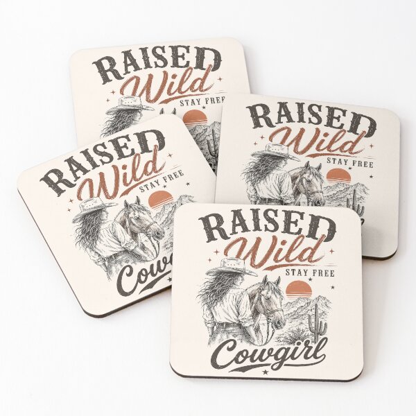 Item preview, Retro Raised Wild, Stay Free Cowgirl designed and sold by legendaryskins.