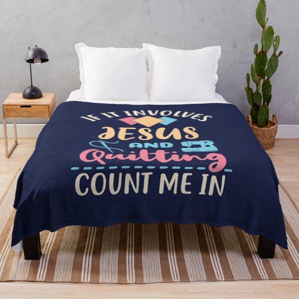 Item preview, If It Involves Quilting and Jesus Count Me In designed and sold by jaygo.