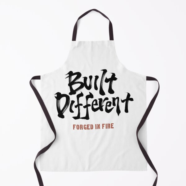 Item preview, Built Different - Forged In Fire Japanese Calligraphy Typography designed and sold by Necokite.
