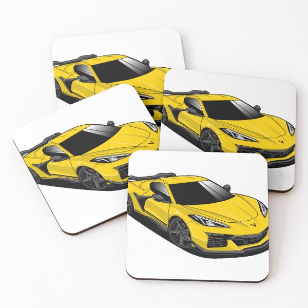 Item preview, Chevrolet Corvette Z06 Yellow designed and sold by vektoranda.